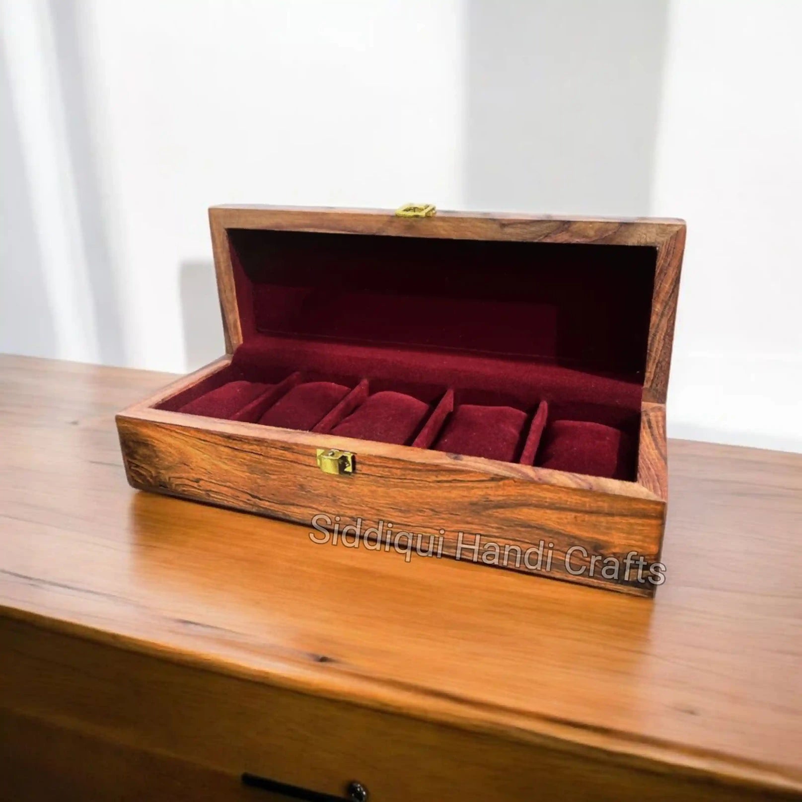 Wooden Watch Box ( 5 Slots )