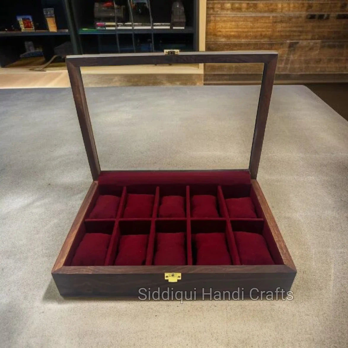 Wooden Watch Box ( 10 Slots )
