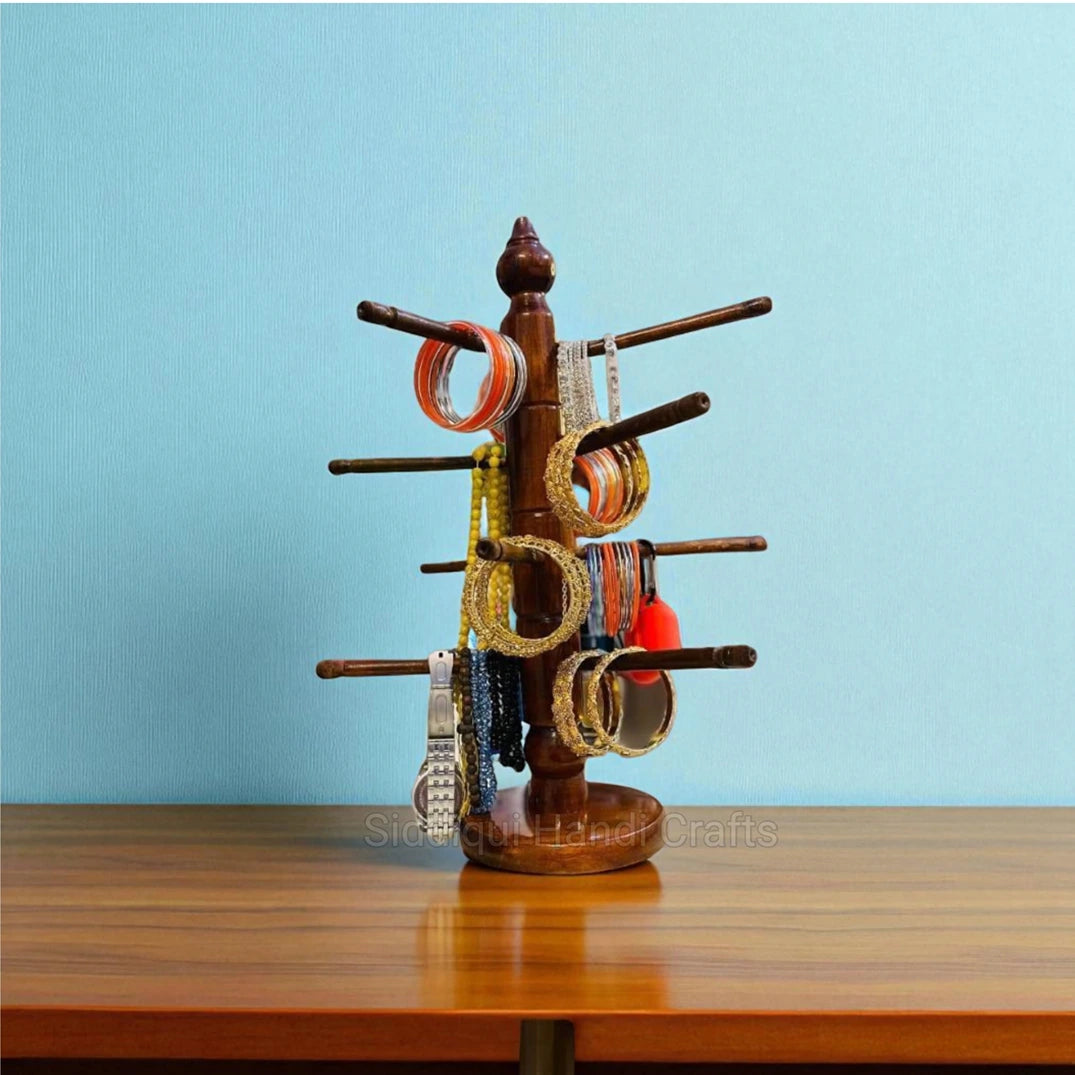 Handcrafted Wooden Bangles Stand