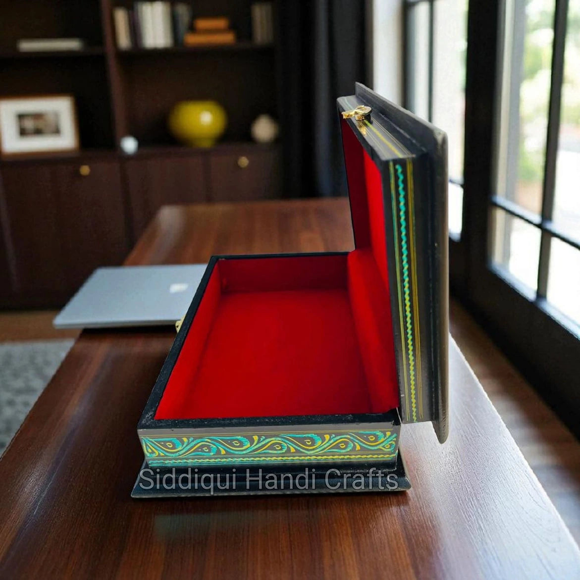 Handcrafted Wooden Nakshi Jewelry Box